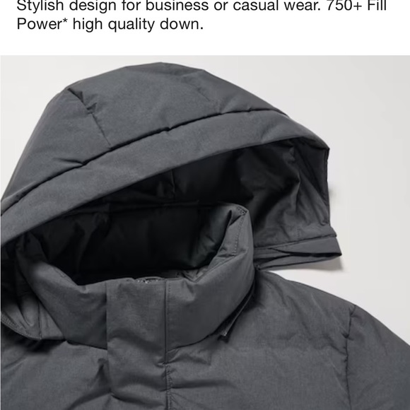 Uniqlo, large, 07 Gray seamless down jacket - new - Picture 3 of 3